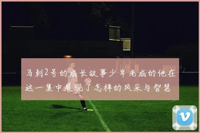 马刺2号的成长故事少年老成的他在这一集中展现了怎样的风采与智慧